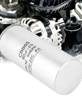 CBB65 Round Aluminum Foil Capacitor 60uF 450V Motor Start Component For Air Conditioners And Industrial Equipment Compact High Capacity Heavy Duty Build For Humid Environments on HVAC motor