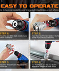 Steps to use Adjustable Universal Socket Wrench With Three Eighths Inch Drive, Multi Function Drill Bit Adapter For 10 To 19mm Nuts