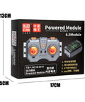 Slick Hopped Up Power Module Kit Compatible With Building Block Models, 13cm x 17cm battery box and remote control.