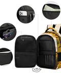 Sunflower Farm Barn Landscape Backpack For Daily Carry And Everyday Use Unisex Large Capacity Daypack with open compartments
