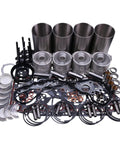 Overhaul Rebuild Kit For Bobcat 743 733 Kubota V1702 V1702B Indirect Injection Turbo Engine Replacement parts displayed