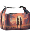 Cowboy Ride Desert Theme Insulated Lunch Bag With High Capacity Tote For Work Picnics And Camping Leakproof Reusable Cooler