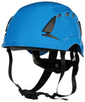 SecureFit Ventilated Safety Helmet For On Site Work At Height, Climbing Style Hard Hat For Construction, Manufacturing, Blue