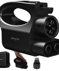 Heavy Duty NACS To CCS Electric Vehicle Adapter featuring 500A max 1000V for Tesla Supercharger, handheld design, compact.