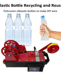 Desktop 3D Printer Filament Extruder Turns Empty Soda Bottles Into Legit 1.75 Mm Printing Wire No Sweat With Digital Temp Gauge A Total Game Changer For DIY Makers Everywhere with PET bottles and extruder.