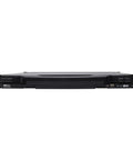 16 Port DisplayPort Kvm Switch Console Featuring 17 Inch Lcd Monitor Rackmount Touchpad And Keyboard side view showing USB and power ports.