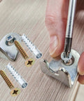 40-Set Drywall Anchors And Screws Kit For Wood And Concrete Walls Self-Drilling Steel Anchors With Gold Finish solid installation
