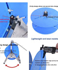 Close-up of Portable Heavy Duty Four Axis Cable Rack And Wire Dispenser For Auto Shops And Industry DIY Multi Axis Cable Storage
