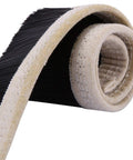 Shop Ready Heavy Duty CNC Router Spindle Dust Collector Brush Seal For Precision Engraving Machines Featuring A Tight Seventy Millimeter Fit And Badass Vacuum Seal rolled brush showing black bristles and beige fabric backing.