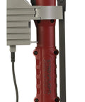 Stinger Switchblade 800 Lumen Rechargeable Multi Function LED Work Light With Color Rite Technology shown upright with AC charger.