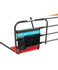 Killer Grip Premium Adjustable Bed Rail For Seniors Featuring No Fuss Setup And Smart Storage Pocket Astm Approved Fall Prevention Safety Guard Railing Black Assist Bar with storage pocket shown.