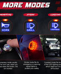 8 Gang Switch Panel 12V 24V Dimmable Strobe Momentary Universal Circuit Control Box On Off LED Touch Switch Pod modes