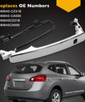 Exterior Chrome Door Handle Front Left Driver Side With Keyhole For Nissan Rogue 2010-2013 Smart Entry Keyless Replacement