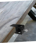 Adjustable Deck Torch Clamp For Tiki Torches Dope Metal Railing Holder For Decks Fences And Poles Outdoor Spaces Sleek Mount