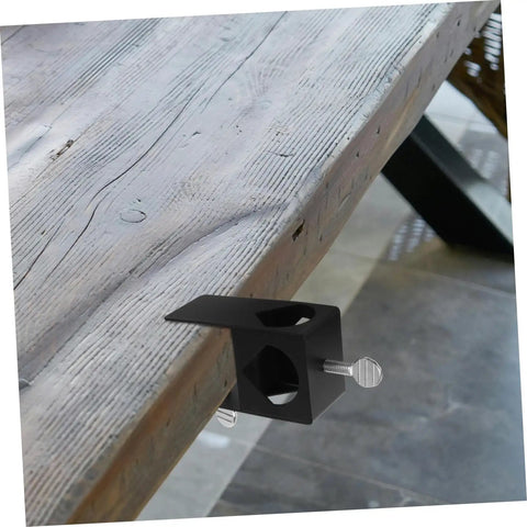Adjustable Deck Torch Clamp For Tiki Torches Dope Metal Railing Holder For Decks Fences And Poles Outdoor Spaces Sleek Mount