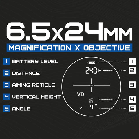 Disc Golf Range Finder DG Mode With Rechargeable Battery Measures In Feet For Fast Accurate Yardage One Mode Design display features