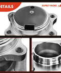 Set Of Two Rear Wheel Bearing And Hub Assemblies For Nissan Sentra 2007 To 2012 L4 2.0L FWD With Four Lug ABS close-up details