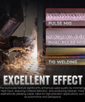 Welder using Six In One MIG Welder With Dual Pulse Tech And LCD Screen 120V To 240V Versatile Welding Machine for precise welding