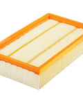 Flat Pleated Paper Dust Extraction Filter For Dry And Occasional Wet Use Beige Replacement Filter For Vacuum Systems