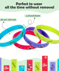 Science Party Favors Silicone Bracelets Bulk Multicolor Lab Wristbands Set 36 Pcs For Back To School Classroom Gifts And Party Supplies