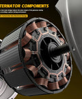 Upgraded High Performance Alternator Replacement 11682N 13592811 22892568 22892569 visible components and design