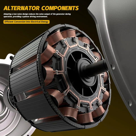 Upgraded High Performance Alternator Replacement 11682N 13592811 22892568 22892569 visible components and design