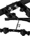 4 Pack Universal Retractable Golf Cart Seat Belts Kit Fits Yamaha Club Car EZGO Go Kart ATV UTV Front Or Rear Seats Bracket Not Included Safety System For Peace Of Mind showing close-up of belt mechanisms and mounting hardware.