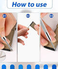 Watch Band Pins Replacement Kit 16 Pieces Pro Grade 1.5mm Stainless Steel Heavy Duty Link Remover Set instructional use