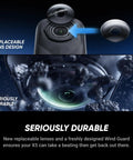 Replaceable lens design of 8K 360 Degree Action Camera Bundle For Ride Ready Motorcycle Rides Waterproof With Dual Large Sensors