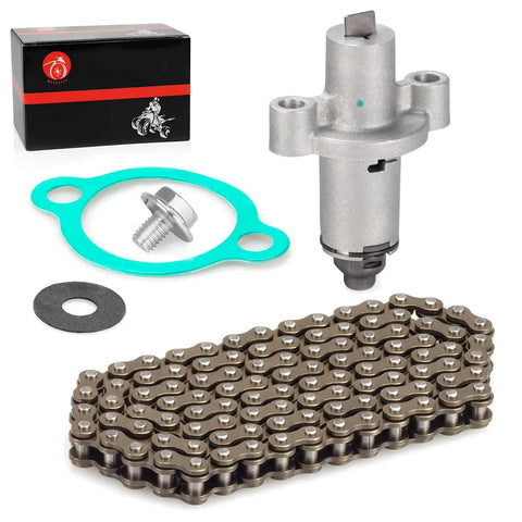 Beefed Up Cam Timing Chain And Tensioner With Gasket Compatible With Timberwolf 250 YFB250 MOTO4 250 YFM250 BearTrack YFM250 ATVs