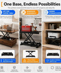 Heavy Duty Electric Scissor Lift Table With 60kg Load Capacity And Adjustable Height Of 7.1 To 26.7 Inches, featuring workshop and coffee table applications.