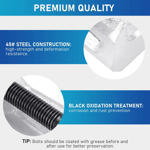 Premium quality 45# steel and black oxidation details of Beefed Up Five Piece Ball Joint Separator And Pitman Arm Puller Kit