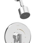 Single Handle 1 Spray Shower Trim With Secondary Volume Control In Polished Chrome 1.5 GPM Pressure Balanced Valve Trim Kit