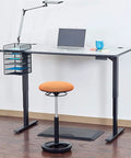 Twixt Active Seating Orange For All Day Move And Better Posture With Ergonomic Support Flexible Ring Under Base Lets You Tilt The Seat And Extended Height For Desk Comfort near desk