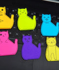 Cat Lover Sticky Notes Six Pack With Six Bright Colors Kawaii Note Pads Great For School Office Home Gift Idea Durable Permanent Print That Wont Fade Or Peel on laptop keyboard