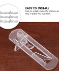 Close-up of 30 Pack Plastic Shelf Support Pegs for Wood and Glass Shelves, easy install with smooth surface design