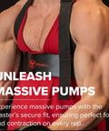 Black Heavy Duty Aluminum Arm Blaster For Bicep Curls And Arm Isolation Improve Strict Curl Form Grow Bigger Arms Durable Gym Accessory Built To Last Through Heavy Lifts worn by man in gym