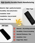 QO Circuit Breaker Filler Plates 10 Pack For Electrical Panels No Mess Install Dust Proof Shield Against Live Components Keeps Panels Safe And Neat Ideal For Replacement Regulatory Compliance And Debris Prevention In Home Or Workshop Electric Panels. new type black plastic filler plate