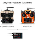 R12DS 2.4GHz RC Receiver 12 Channels SBUS PWM Long Range with AT9 AT9S Pro and AT10II Transmitters