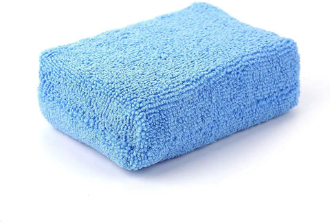 10 Pack Car Wax Applicator Pads Set With Rectangle Foam And Premium Microfiber, Double-Stitched For Scratch-Free Wax And Sealant Application On Paint, Leather, And Interior Surfaces