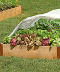 Set Of 6 Garden Hoops Grow Tunnel Supports For DIY Low Tunnel Greenhouse Arch Frame For Raised Beds And Vegetable Planter Boxes.