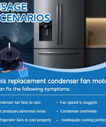 Drop-In Replacement Condenser Fan Motor Assembly for Refrigerators, 12V DC, 1A, 4-Pin, OEM-Grade, LG Compatible, AP7178309