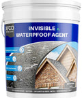 Clear Waterproof Sealant 5 Gallon Transparent Coating For Indoor And Outdoor Use, bucket with label and house graphic