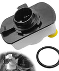 EVAP Emissions Leak Detection Pump Fits Dodge Nitro Durango Ram 1500 ProMaster Chrysler Aspen Jeep Grand Cherokee Fiat 500 500L Alfa Romeo 4C Liberty Today, shown in close-up with attachment ring