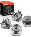 Front And Rear Wheel Bearing And Hub Assembly Set For Dodge Charger Challenger 2015 2020 And Chrysler 300 2015 2020 RWD 5 Lug Pre Greased