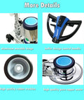 18 Inch Floor Scrubber Buffer Industrial Polisher For Commercial Use With 175 RPM 110V Heavy Duty Workhorse, parts view.