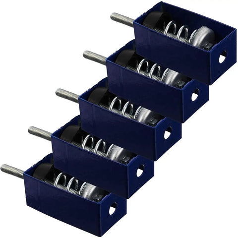 12 Pack Mechanical Vibration Damping Mounts For Fan Coil Shock Absorber Hangers 5 To 10 Kg Heavy Duty Spring Isolators Built To Cut Vibration For Engines Pumps Generators And Office Machinery, blue steel spring mounts