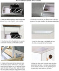 Installation steps for Dead Simple Electric Attic Stairs With Handy Remote Smooth Glide Telescoping Loft Ladder.