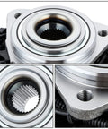 Front Wheel Bearing Hub Assembly With ABS Sensor Plug And Cable For Jeep Commander Grand Cherokee 2005 To 2010, close-up view
