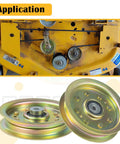 2 Pack Idler Pulley 4-7/8 In Outer Diameter Replaces 753-08171 756-04129 756-04129C 753-08068A for Cub Cadet tractors